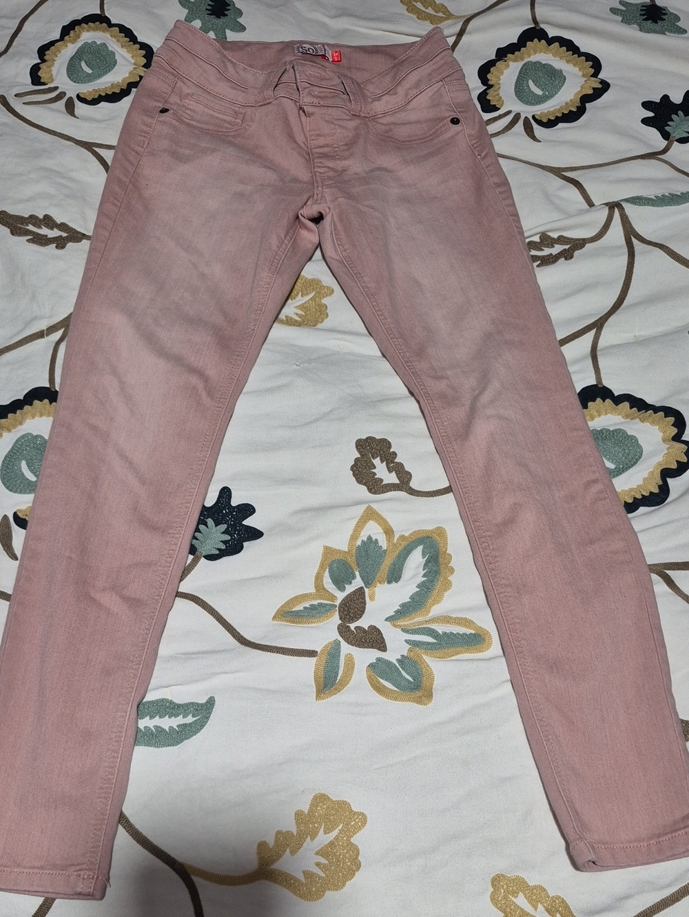 SO Women's Dusty Pink Skinny Jeans